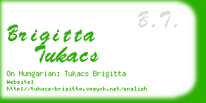 brigitta tukacs business card